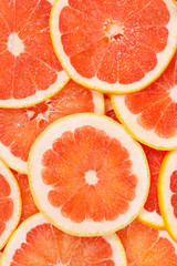 Fototapeta na wymiar Grapefruits citrus fruits grapefruit portrait format collection food background fresh fruit