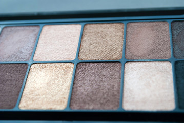 Eyeshadow Palette. make up. cosmetics. background