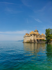Vista, montreux, lago, genebra, suíça