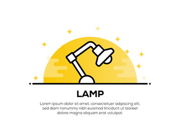 LAMP ICON CONCEPT