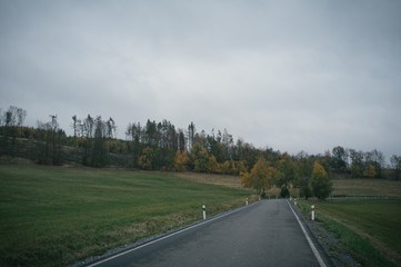Exploring gravel roads near Hruba Voda, Domasov and surrounding military area