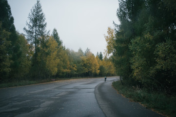 Exploring gravel roads near Hruba Voda, Domasov and surrounding military area