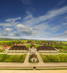 The royal salt work complex in Arc-et-Senans in France, UNESCO World Heritage Site