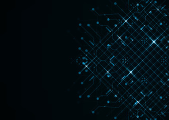 Abstract technology background. Circuit board