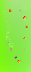 Funny abstract ultra wide space background 