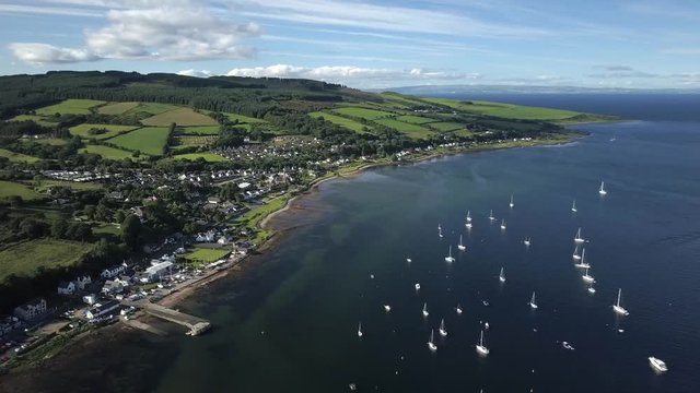 aerial view of the bay