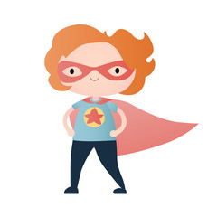 Little girl - superhero
