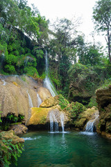 El Nicho waterfall, located in the Sierra del Escambray mountains not far from Cienfuegos