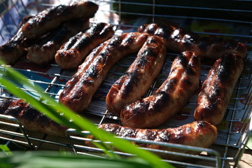 meat on grill