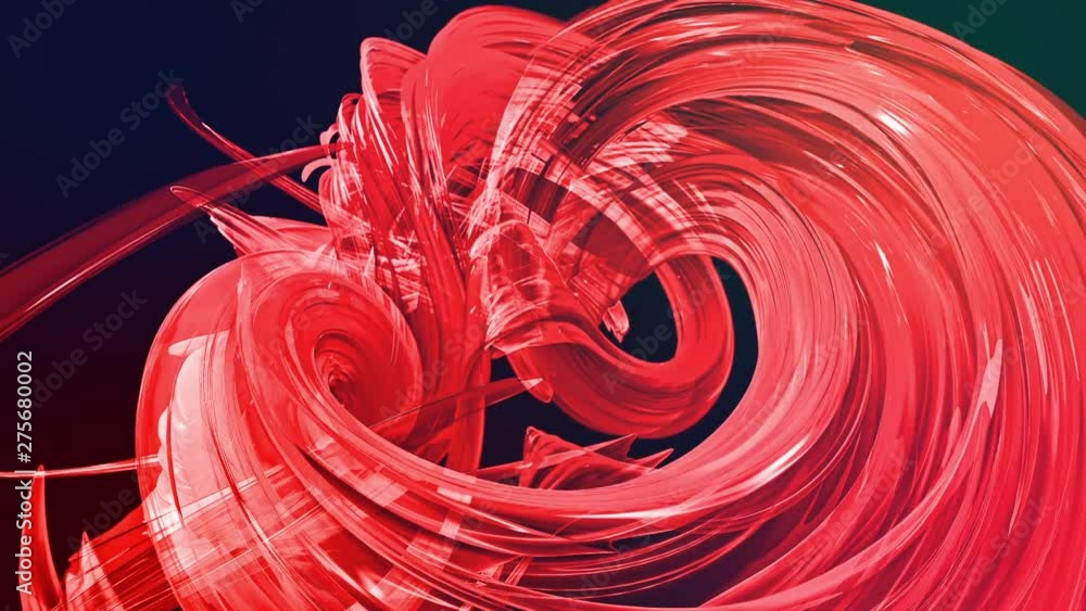 Poster abstract transparent tapes in motion as seamless creative background. colorful stripes twist in a ci