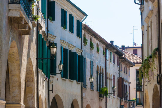 The town of Oderzo in Italy