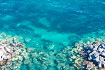 Fototapeta na wymiar reef in sea