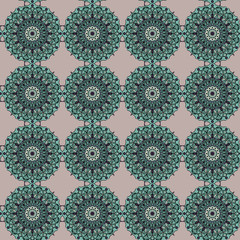 bright seamless pattern in ethnic style
