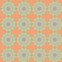 bright seamless pattern in ethnic style