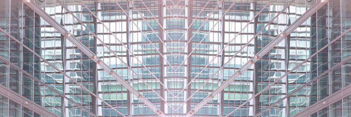 low angle view of skyscrapers in Taipei, Taiwan