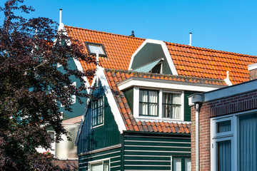 Volendam, Niederlande, Innenstadtszene