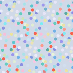 Confetti seamless pattern