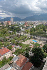 Fototapeta na wymiar Blick auf Tirana