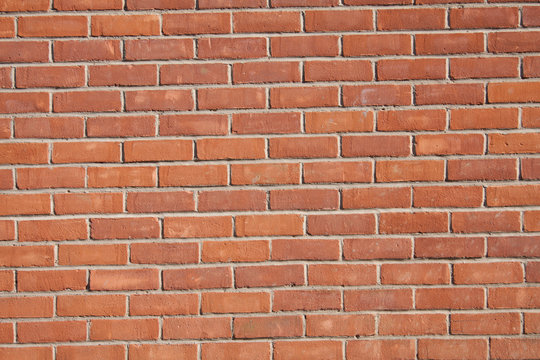 red brick wall