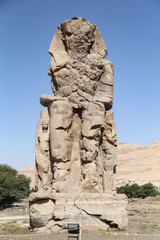 Colossi of Memnon Statue in Luxor, Egypt