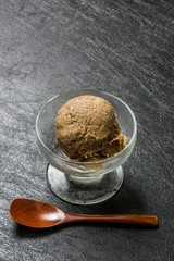 ほうじ茶のアイスクリーム ice cream of roasted green tea