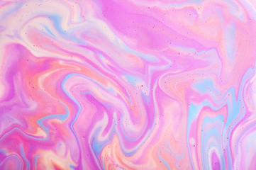 Fluid Art. Abstract colorful background, wallpaper. Mixing  paints. Modern art. Marble texture