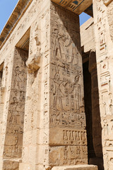 Medinet Habu Temple in Luxor, Egypt