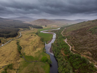 Das wilde, romantische Hochland von Schottland