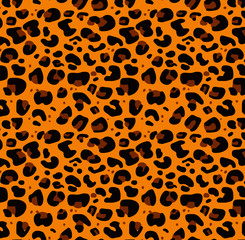 Leopard pattern design, vector illustration background