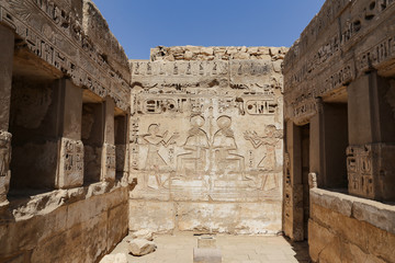 Medinet Habu Temple in Luxor, Egypt