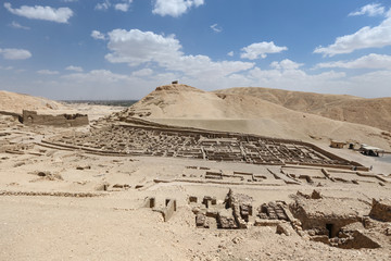 Deir el-Medina Village in Luxor, Egypt