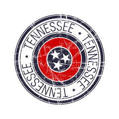 Tennessee rubber stamp - obrazy, fototapety, plakaty