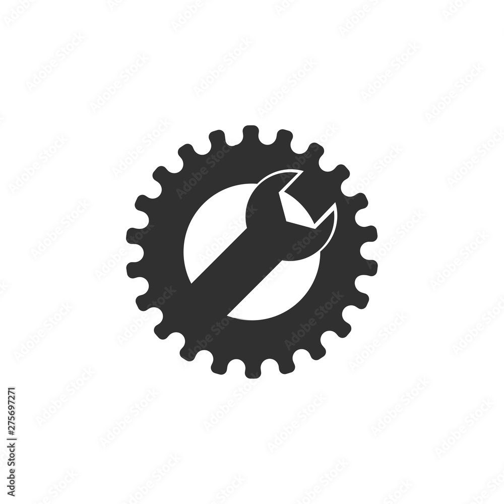 Poster tools icon template black color editable. tools symbol vector sign isolated on white background. sim