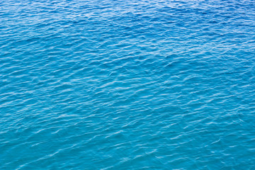 calming slightly wavy sea blue water smooth surface natural peaceful background concept picture 