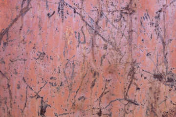 Old Weathered Rusty Corrugated Metal Texture