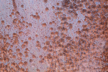 Old Weathered Rusty Corrugated Metal Texture
