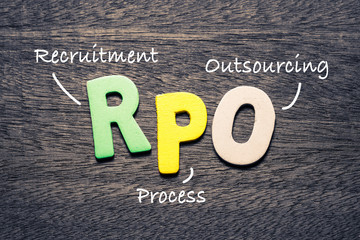 RPO Wood Letters Acronym