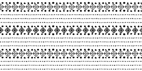 Ethno stipes seamless geometric pattern surface design. Etnic  hand drawn elements