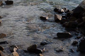 Obraz premium stones in water