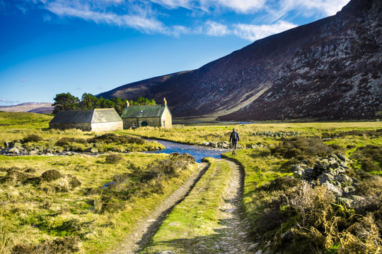 Hiking Trail In Cairngorms National Park