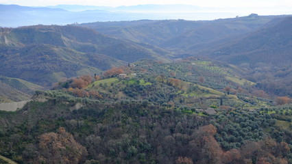Obraz premium Civita di Bagnoreggio, Lazio, Viterbo, Italy Italia, Lazzaro Felice location