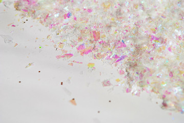 white spangles scattered. background. brilliance