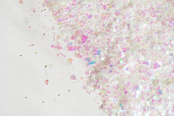 white spangles scattered. background. brilliance