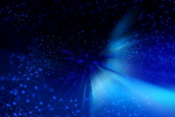 digital ai robotic brain abstract futuristic computer cyber network server online, background illustration 3d rendering, cloud storage, technology system plexus, hacker to security