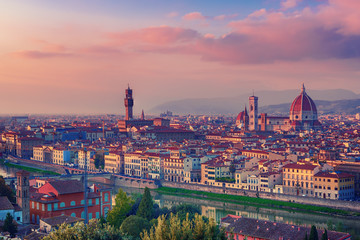 Florence View at sunset