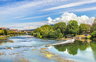 Fototapeta na wymiar Po River, Turin, Italy