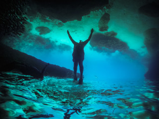 Underwater Views around the Caribbean island of Curacao