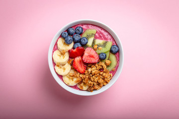 Healthy acai smoothie bowl