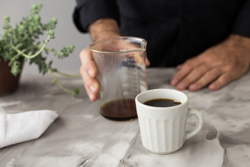A cup of coffee