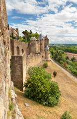 Fototapeta na wymiar Famous Carcassonne castle. France